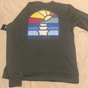 NEW with tags!! O’neill olive stained glass sweatshirt